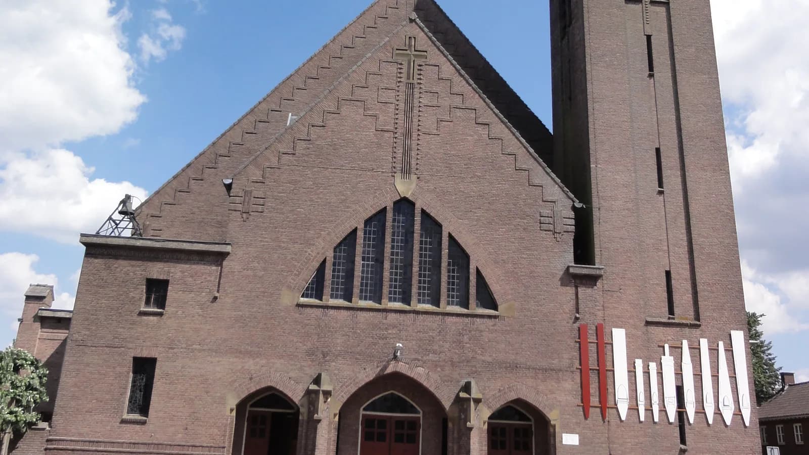Zicht op de Sint-Agathakerk in Boekel
