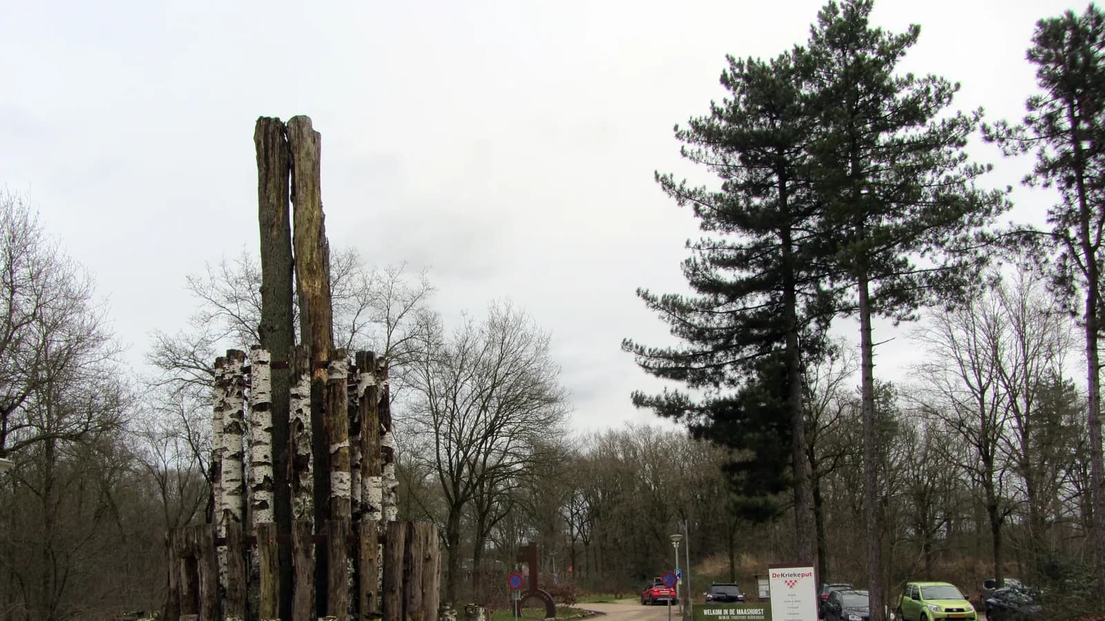 Zicht op natuurgebied Herperduin in Herpen